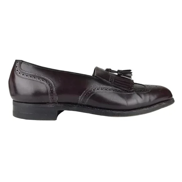 Florsheim Mens Dark Brown 30495 Almond Toe Slip On Loafer Shoes Size 10.5 D - Picture 1 of 9